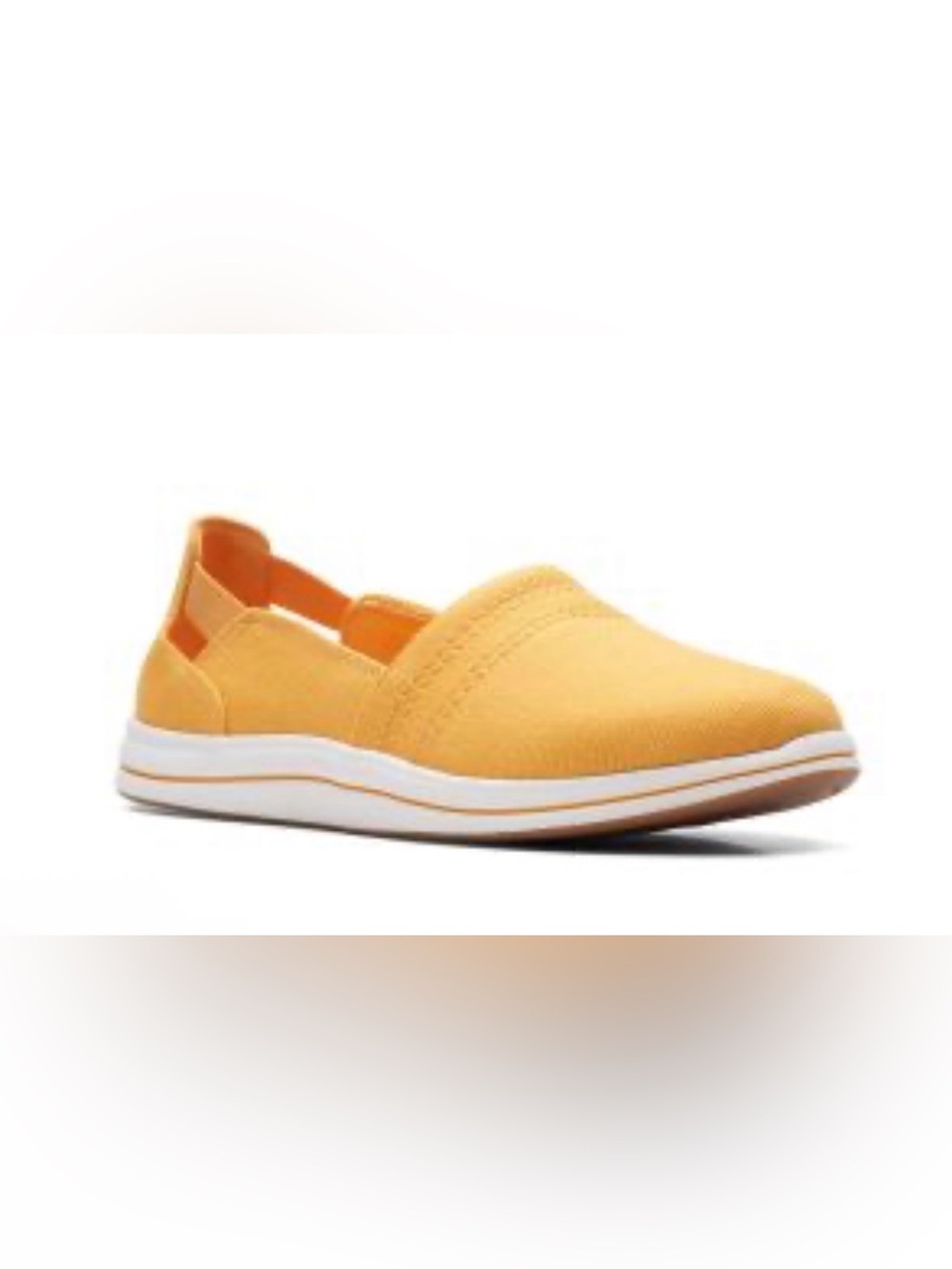 Clarks Shoes Sz 6 Cloudsteppers Tangerine Orange New Slip on Comfort
